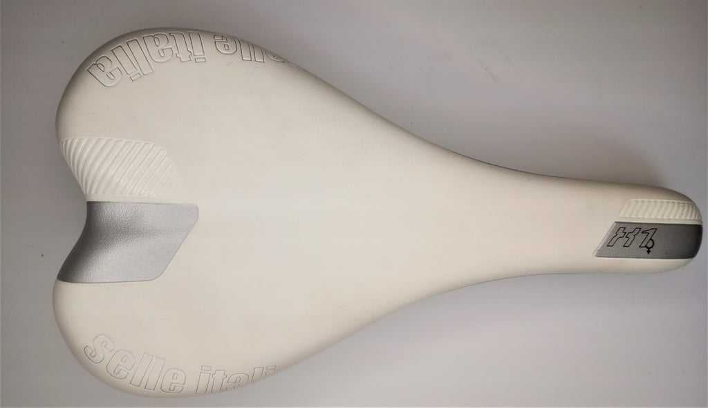 Siodło SELLE ITALIA X1 biało-srebrne
