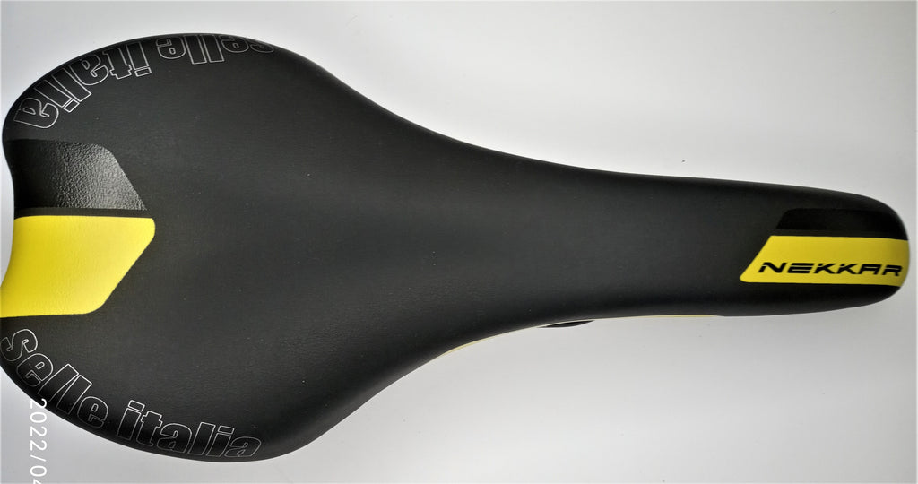 Siodło SELLE ITALIA NEKKAR czarno-żółte