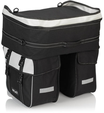 Torba XLC PANNIER 3-częściowa na bagażnik 58 l. czarna