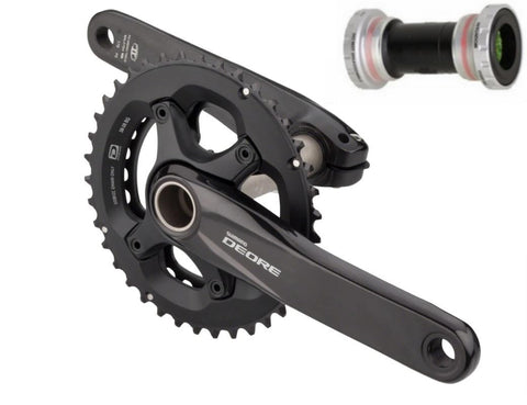 Mechanizm korbowy Shimano FC-MT600 Deore 11rz. 36/26/170 z miskami BBUN52